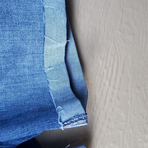 Calvin Klein Denim High Rise Cut Off Shorts 6 - Picture 8 of 11